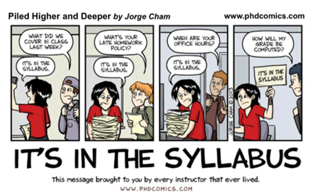 comic - its in the syllabus